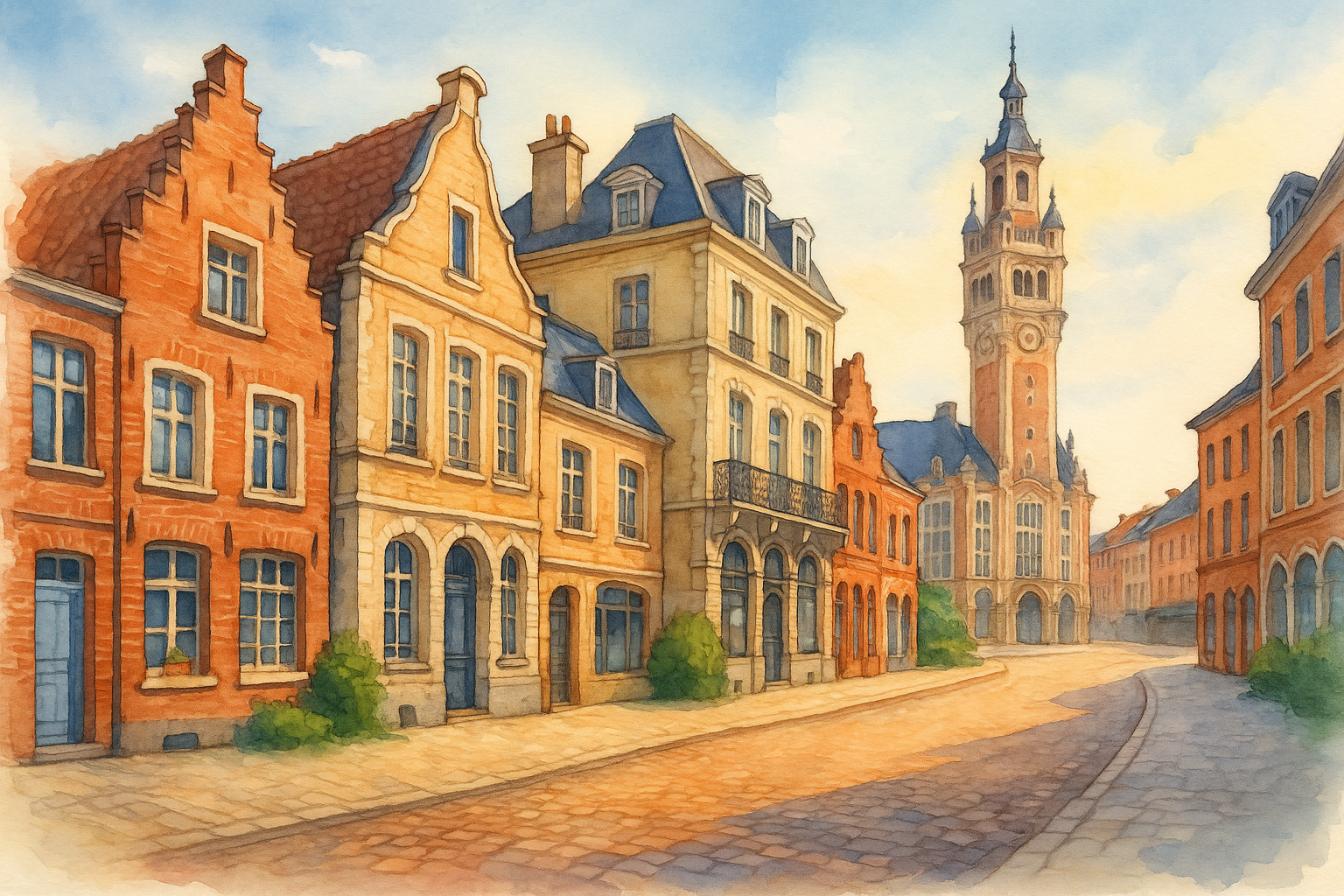 Paysage urbain de Lille – marché immobilier